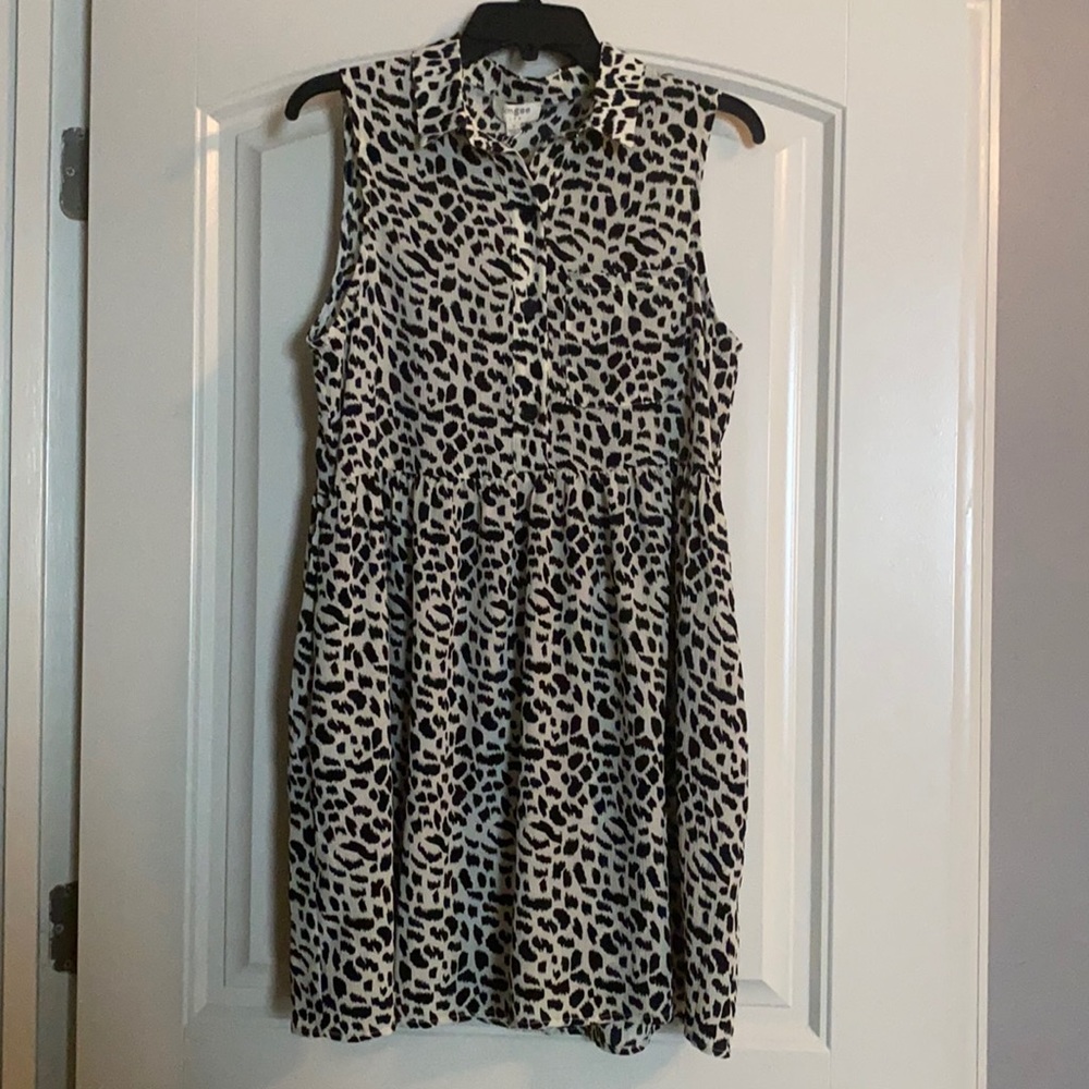 🆕Umgee Spotted Cheetah Print Sleeveless Dress